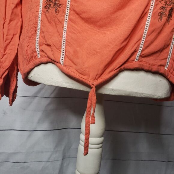 mouche et muchette Billy Top orange m/l see flaw - Picture 6 of 8